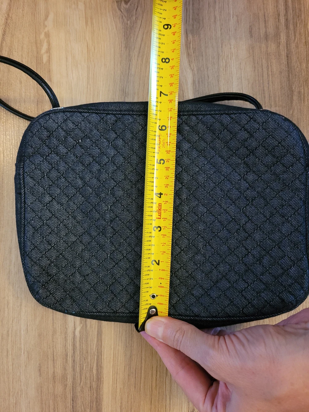 Vera Bradley Denim Quilted Crossbody Bag